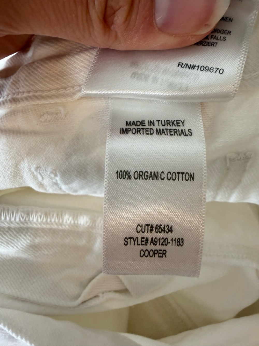 Agolde Cooper Cargo Straight Leg
Jeans White Sz 27 - Picture 11 of 16